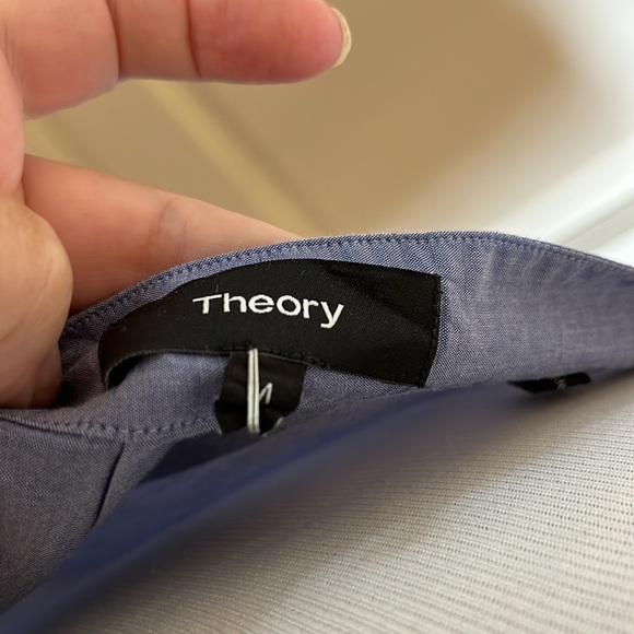 Theory periwinkle top - Picture 5 of 10